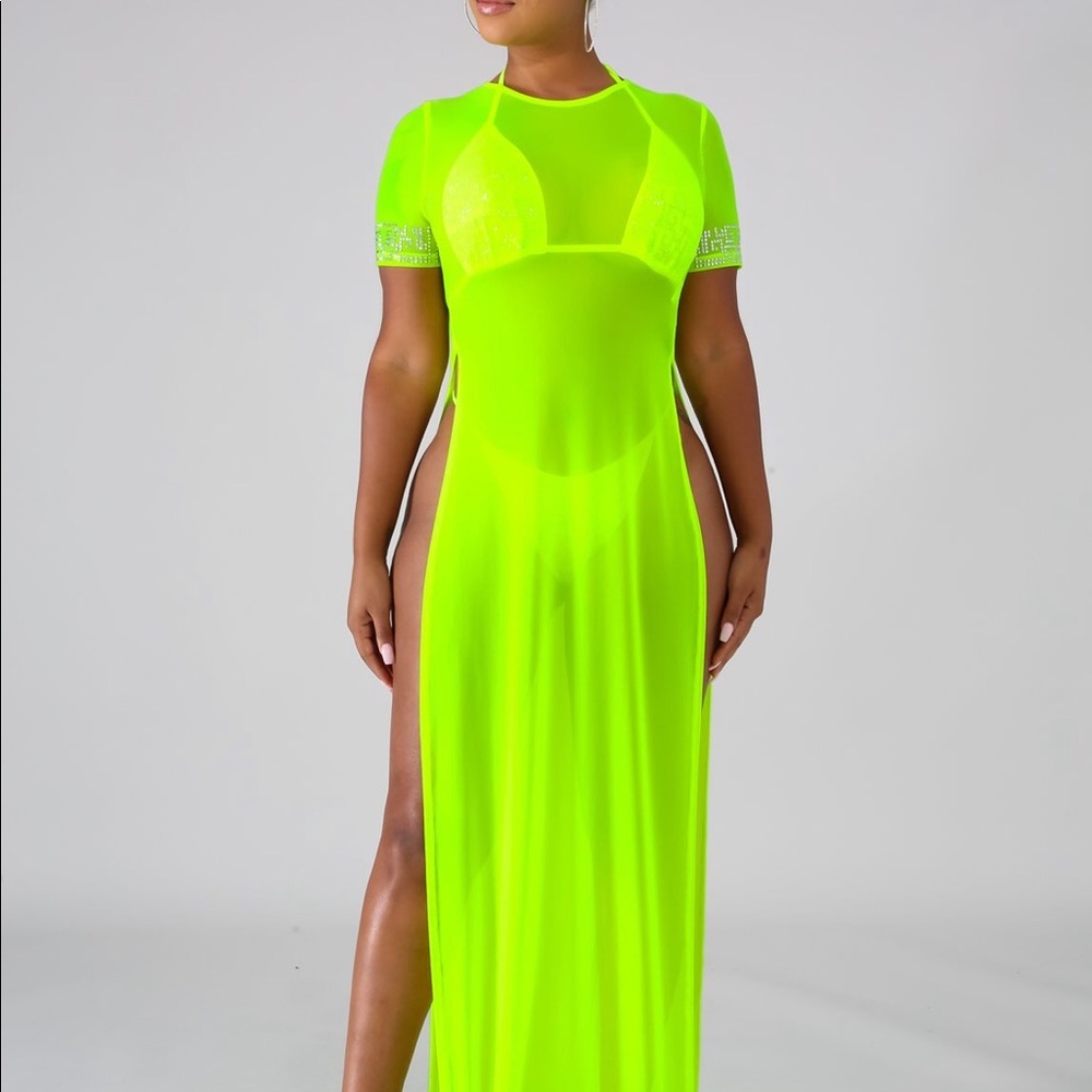 Rhinestone swimset (actual product photographed)